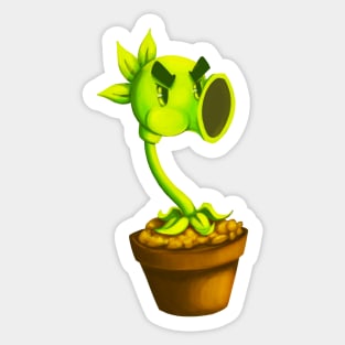 Repeater (Angry Peashooter) Sticker